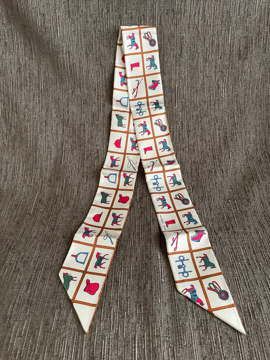 Hermès Twilly 絲巾 (style D)