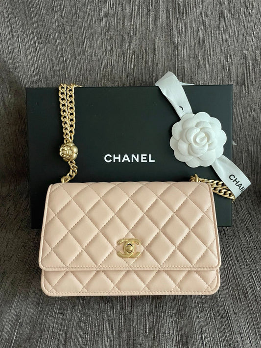 Chanel Wallet on Chain - Beige Clair