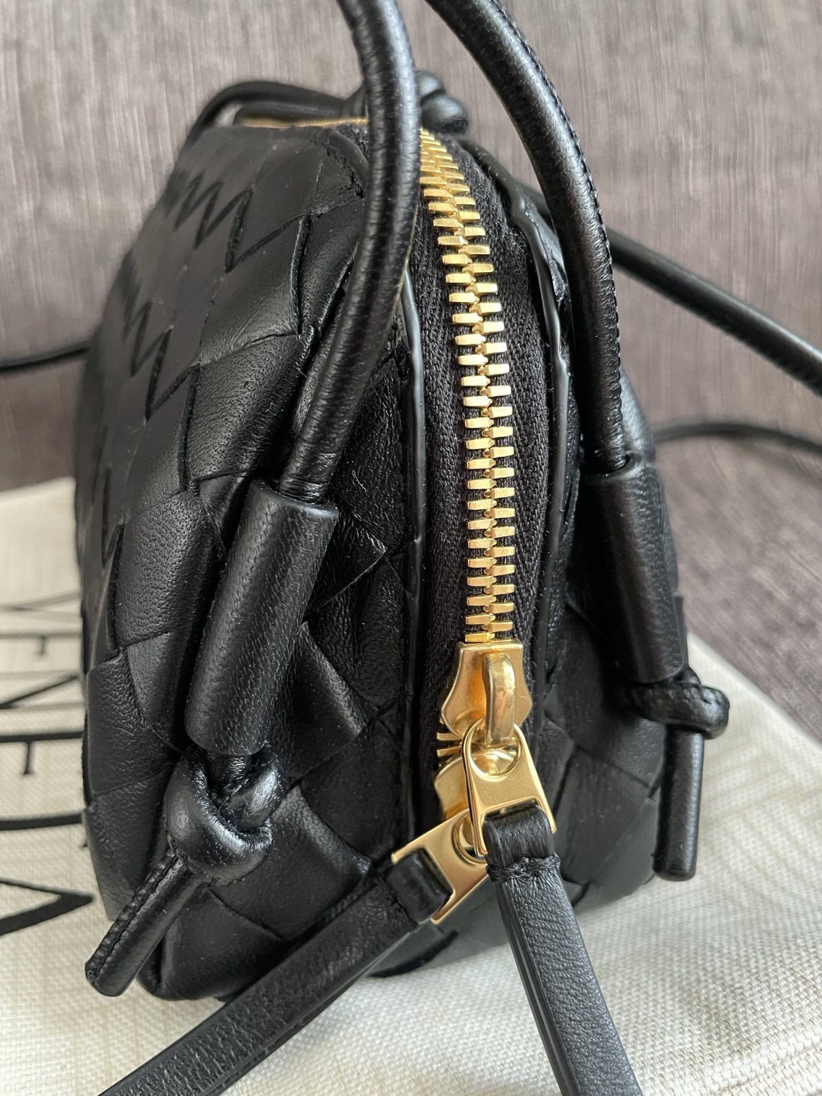 Bottega Veneta Leather Concert Bag