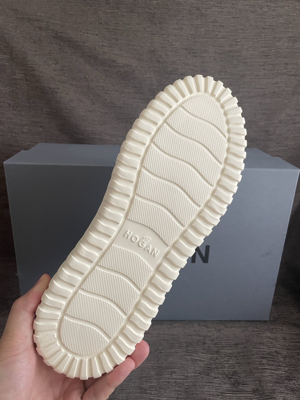 Hogan H-Stripes Sneakers (Pink H)