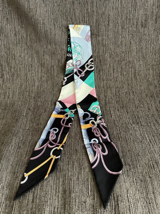 Hermès Twilly 絲巾 (style J)