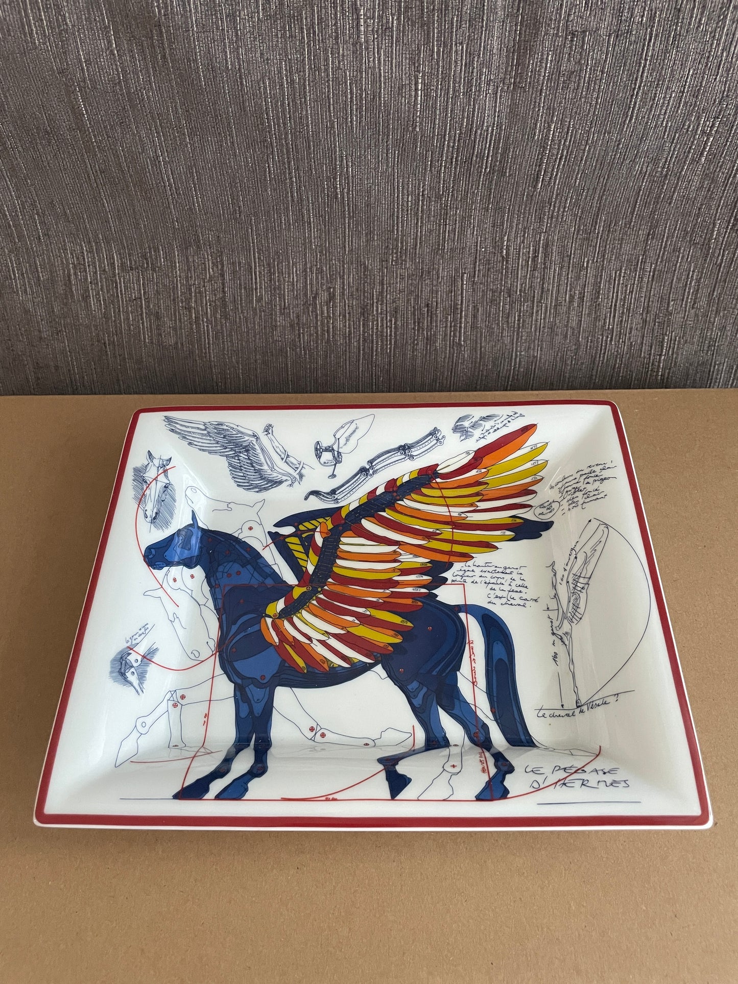 Hermès 飛馬圖案陶瓷Tray