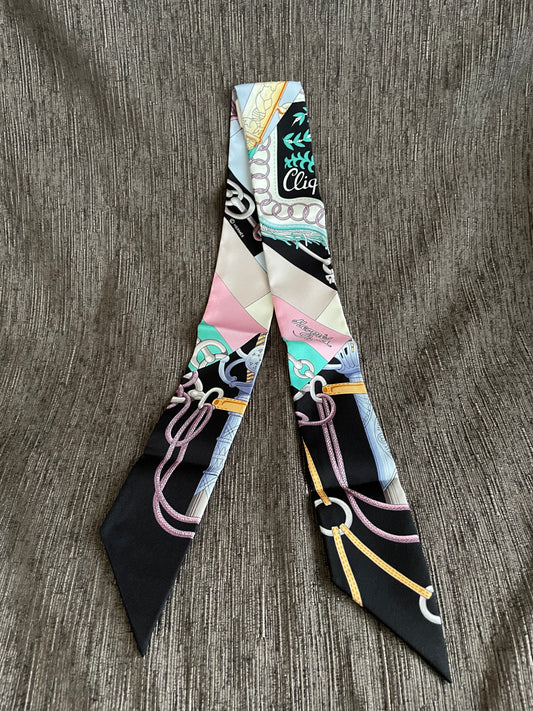 Hermès Twilly 絲巾 (style E)