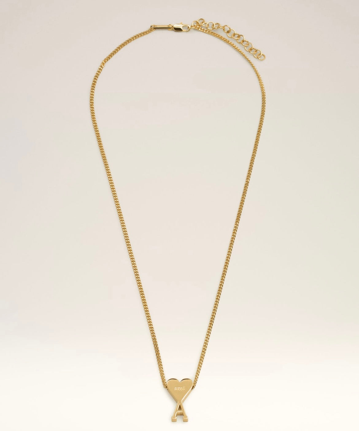 Ami Paris logo necklace (gold)