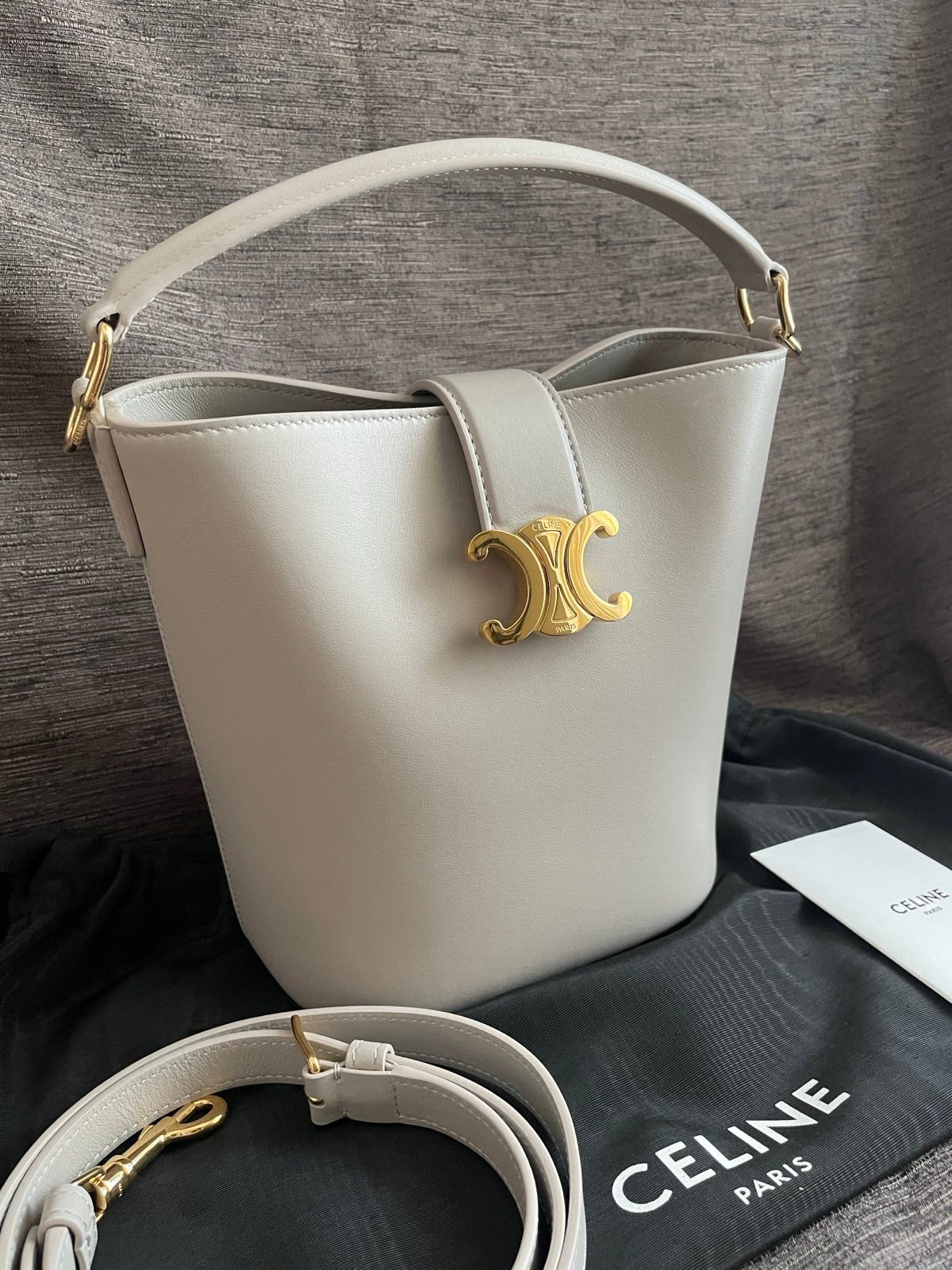 Celine Louise bucket bag