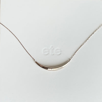 ete Crescent Moon Necklace