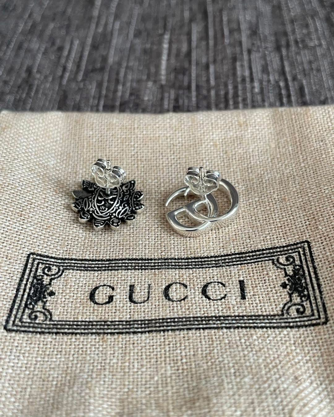 Gucci GG Marmont Flower Earrings
