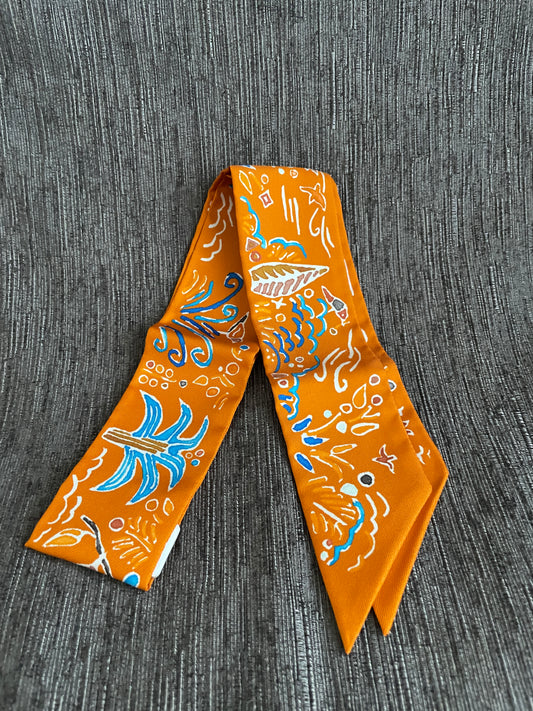 Hermès Twilly 絲巾 (style B)