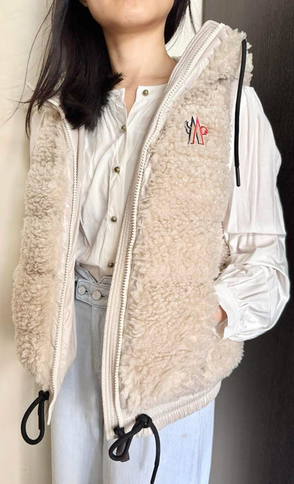Moncler Grenoble teddy vest
